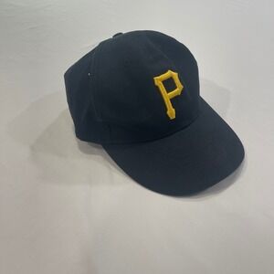 OC Sports Pittsburgh Pirates MLB Hat Mens OSFM Black Yellow Logo | Sporty/Casual